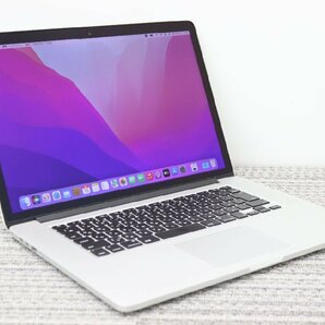 N1円♪【2015年！i7】Apple / MacBook Pro A1398(Retina.15-inch,Mid2015)/CPU：core i7-2.2GHz/メモリ：16GB/SSD：256GBの画像1