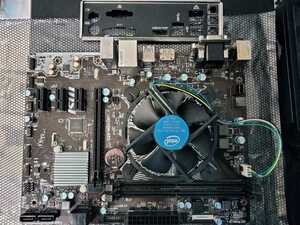 【動作確認済】 H110M-S03 LGA1151 micro ATX + celeron G3900 セット