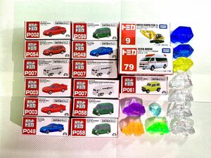 【トミカ 15個セット】救急車とショベルカー＆ミニサイズ13個＋α ポケットトミカ トミカ TOMICA トヨタ