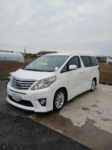 売り切り！即決可！ 車検１年以上有り アルファード 350s Ｃパッケージ GGH20W 7人乗り フロント・サイド・バックカメラ テレビ見れます 