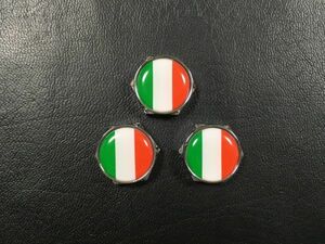 free shipping 3 piece Italy pattern silver number bolt cover number plate Fiat Alpha Romeo abarth Ferrari Porsche 
