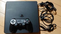 動作良好 1円～ SONY PLAYSTATION4 CUH-2100A ジェットブラック_画像1