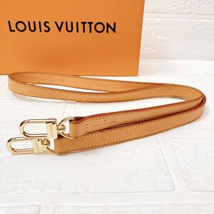 【美品】ヴィトン Vuitton ヌメ革 ショルダーストラップ ベルト ON106 バッグ用 レディース