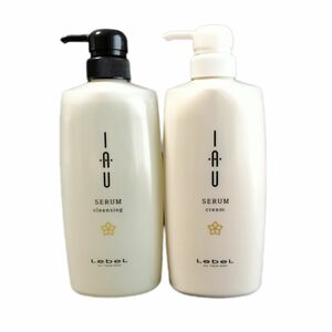 Lebel ルベル イオセラム クレンジング シャンプー 600ml ＋ クリーム ヘアトリートメント 600ml ポンプ ボトル