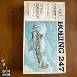 Williams 1/72 Boeing 247( sack breaking the seal, parts .., decal cut . etc., image shape .. person .) outside fixed form ¥510