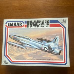 Emhar 1/72 F94C Starfire (前期型):箱未開封、プラモデル