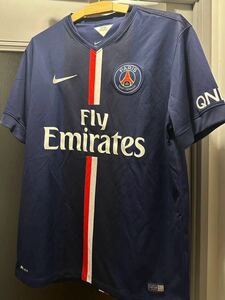 【美品】パリ・サンジェルマン PSG 15-16 ホーム ユニフォーム サッカー L ナイキ NIKE Paris Saint-Germain 