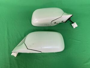 KQ158 中古 トヨタ セルシオ UCF20 UCF21 後期 純正 ドアミラー サイドミラー 左右 セット 動作未確認 010132