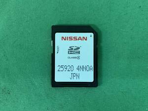 KQ081 中古 ニッサン 日産 リーフ AZE0 取り外し 純正 SDカード 地図データ 25920 4NN0A JPN 動作保証