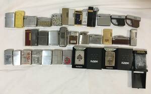 〇V106〇ライター 35点まとめ zippo ジッポ Benetton 未開封 dunhill LANCEL RONSON