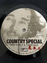 V227 LP レコード 見本盤 ミッキーカーチス & ポーカーフェイス MIKI CURTIS & POKER FACE/カントリースペシャル COUNTRY SPECIAL/BBL-2012_画像6