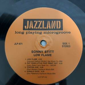 ◎V415◎LP レコード SONNY STITT ソニー・スティット/LOW FLAME/JLP-971/US盤の画像4