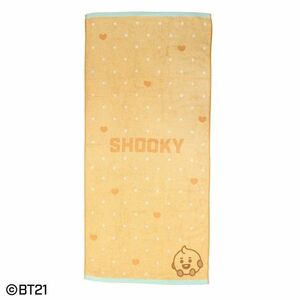 セール品。BT21 キュート SHOOKY バスタオル BTS SUGA 新品未使用品 定価3850円。