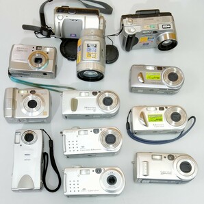 426デジカメ 本体 まとめ売り 11台 セット SONY 、Panasonic、PENTAX、Caplioジャンクの画像1