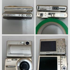 413 デジタルカメラ デジカメ Panasonic HITACHI SONY NIKON SANYO KYOCERA TOSHIBA 計10台 ジャンク品の画像5