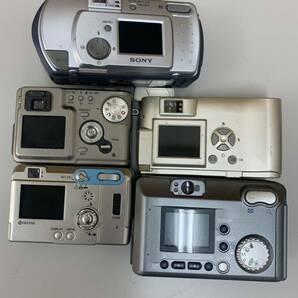 414 デジタルカメラ デジカメ CASIO SONY KYOCERA OLYMPUS Canon 計10台 ジャンク品の画像5