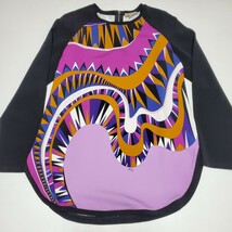 EMILIO PUCCI エミリオプッチ 長袖チュニック マルチカラー サイズ40（約Lサイズ相当）_画像6