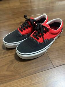 USA企画！バンズ.VANS.スカル柄.エラ.ERA.スニーカー.26,5cm.ルードロックサーフ.70年代ビンテージ