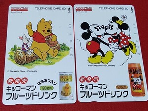 * не использовался товар * выгода включая доставку Mickey Mouse Minnie Mouse Винни Пух Пятачок kiko- man фрукты напиток телефонная карточка не продается 2 листов 