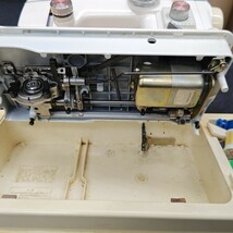 JANOME ジャノメミシン MODEL 802 ハンドクラフト 手工芸 裁縫 フットコントローラー ケース付き ジャンク品　み　_画像5