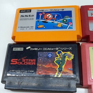 ファミコンソフトまとめて6点 説明書付き マリオブラザーズ/ドンキーコング3/バルトロン/スターソルジャー/クルクルランド/ぺんぎんくん だの画像2