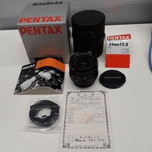 PENTAX ペンタックス smc PENTAX-A 1:2.8 24mm 一眼レフカメラ用レンズ 箱 保証書 説明書付き　み_画像1