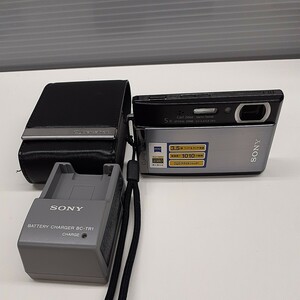 SONY ソニー Cyber-shot サイバーショット DSC-T300 コンパクトデジタルカメラ ケース 充電器バッテリー付き　だ