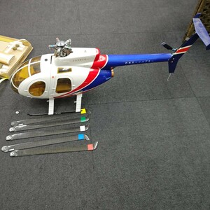 [ junk ] radio-controller helicopter radio controlled model is ...JA0912 ALIGN FL760 total length approximately 70cm blade approximately 30cm.