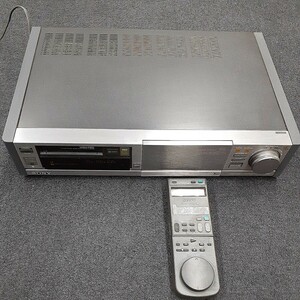 SONY ソニー Hi8 ビデオデッキ EV-S2500 リモコン RMT-A2500 中古品 通電のみ　み