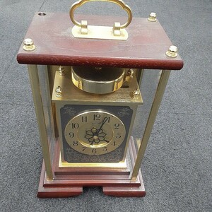 SEIKO セイコー 置時計 QY351G クォーツ アンティーク調 ヴィンテージ 時計 ジャンク品　み