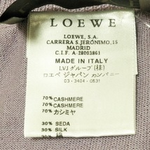 ロエベ LOEWE 半袖セーター/ニット サイズM - ライトパープル レディース Vネック/カシミヤ/シルク トップス_画像4