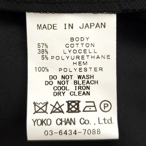 ヨーコ チャン YOKO CHAN チュニック サイズ40 M 黒 レディース 半袖/クルーネック 美品 ワンピースの画像4