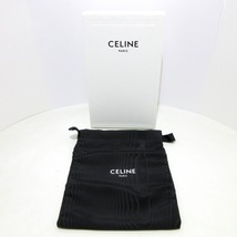 セリーヌ CELINE 携帯電話ケース/スマホカバー 10K682DS3.04LU トリオンフ モバイルポーチ リオンフキャンバス×カーフスキン タン 財布_画像9