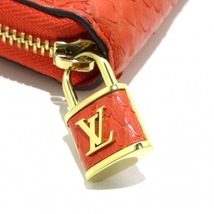 ルイヴィトン LOUIS VUITTON 長財布 ジッピーウォレット パイソン レッド ラウンドファスナー RFID確認済み 美品 財布 エキゾチックレザー_画像8