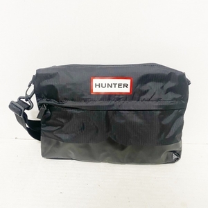  Hunter HUNTER shoulder bag UBC1130KBM original lip Stop sakoshu nylon black strap demountable beautiful goods bag 