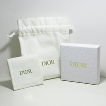 ディオール/クリスチャンディオール DIOR/ChristianDior ピアス E1954TRICY04S TRIBALES 金属素材×ラインストーン 黒×グレー 美品_画像7