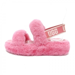 アグ UGG サンダル 24 1107953 オーイヤー シープファー ピンク レディース 靴