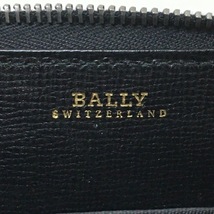 バリー BALLY コインケース - レザー 黒 ラウンドファスナー 財布_画像4