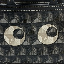 アニヤハインドマーチ Anya Hindmarch ショルダーバッグ アイズ コーティングキャンバス×レザー 黒×ダークグレー×マルチ バッグ_画像9