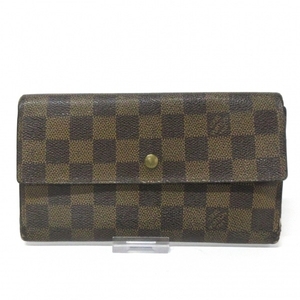 ルイヴィトン LOUIS VUITTON 長財布 N61215 ポルトトレゾール・インターナショナル ダミエ・キャンバス エベヌ TH0919 財布 ダミエ