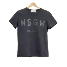 エムエスジィエム MSGM 半袖Tシャツ サイズS - 黒 レディース クルーネック トップス_画像1