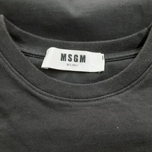 エムエスジィエム MSGM 半袖Tシャツ サイズS - 黒 レディース クルーネック トップス_画像8