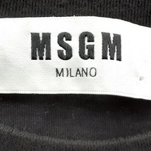 エムエスジィエム MSGM 半袖Tシャツ サイズS - 黒 レディース クルーネック トップス_画像3