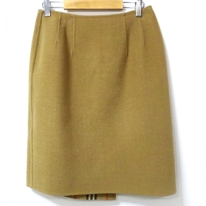 バーバリーズ Burberry's 巻きスカート サイズ9 M - ライトブラウン×黒×マルチ レディース ミニ/チェック柄 美品 ボトムス