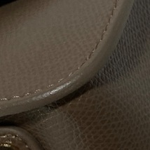 フルラ FURLA ショルダーバッグ G6565 メトロポリス カスタマイズ レザー ベージュ×ダークグレー×マルチ チェーンショルダー/花柄 美品_画像5