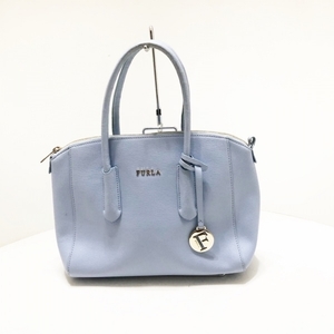 フルラ FURLA ハンドバッグ - レザー ライトブルー バッグ