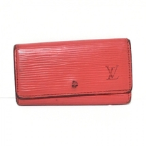 ルイヴィトン LOUIS VUITTON キーケース M63827 ミュルティクレ4 レザー カスティリアンレッド CA0946 財布 エピ_画像1