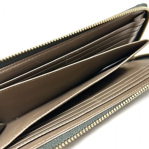 ゲンテン genten 長財布 - レザー ブルーグリーン L字ファスナー 財布の画像3