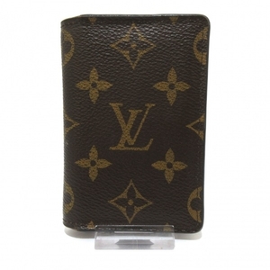 ルイヴィトン LOUIS VUITTON カードケース M60502 オーガナイザー・ドゥ ポッシュ モノグラムキャンバス モノグラム イニシャル刻印 RA4148