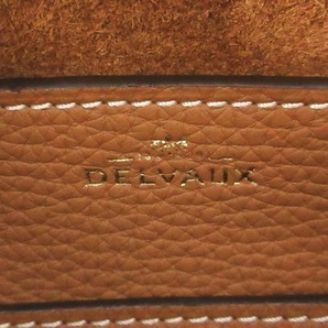 デルボー DELVAUX ハンドバッグ AA0557AQY0ADNDO クールボックス MM レザー ブラウン レディース 美品 バッグの画像7